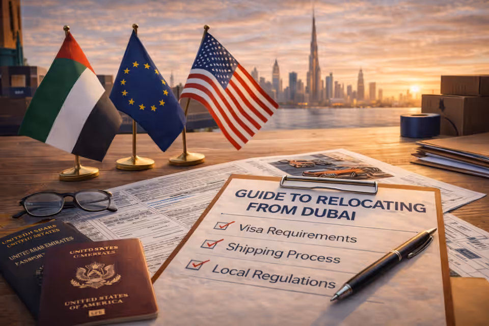 Relocating from Dubai? A Complete Guide to Shipping Your Car to Europe or the US